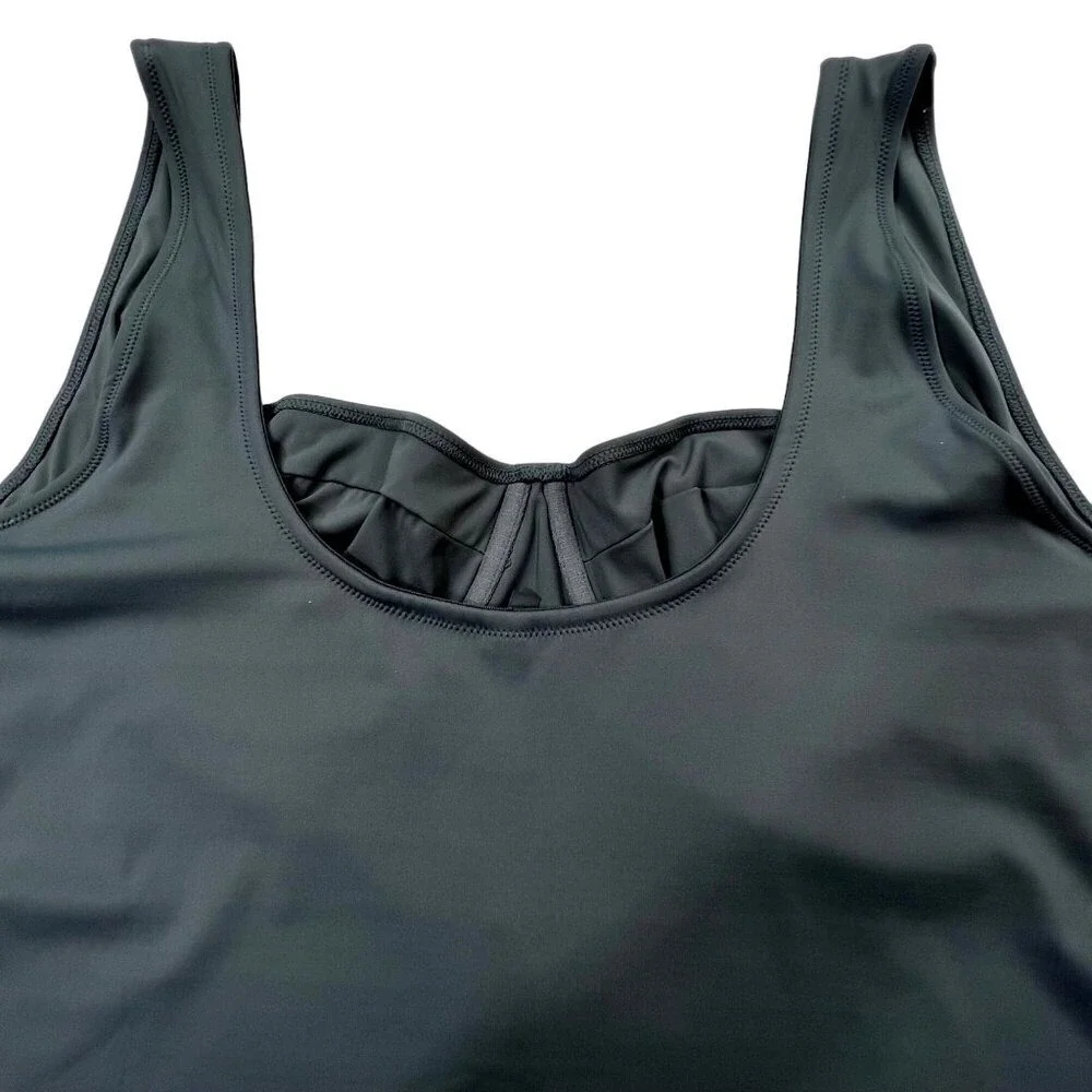 SKIMS‎ Shaping Swim Underwire One Piece Gunmetal Womens 4X
